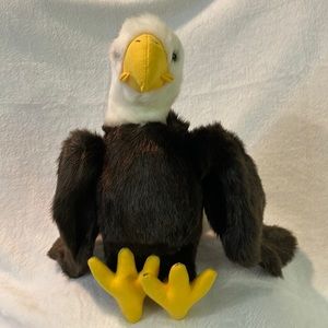 14” Polar Graphics USA Collectible Bald Eagle Plush! Rare!